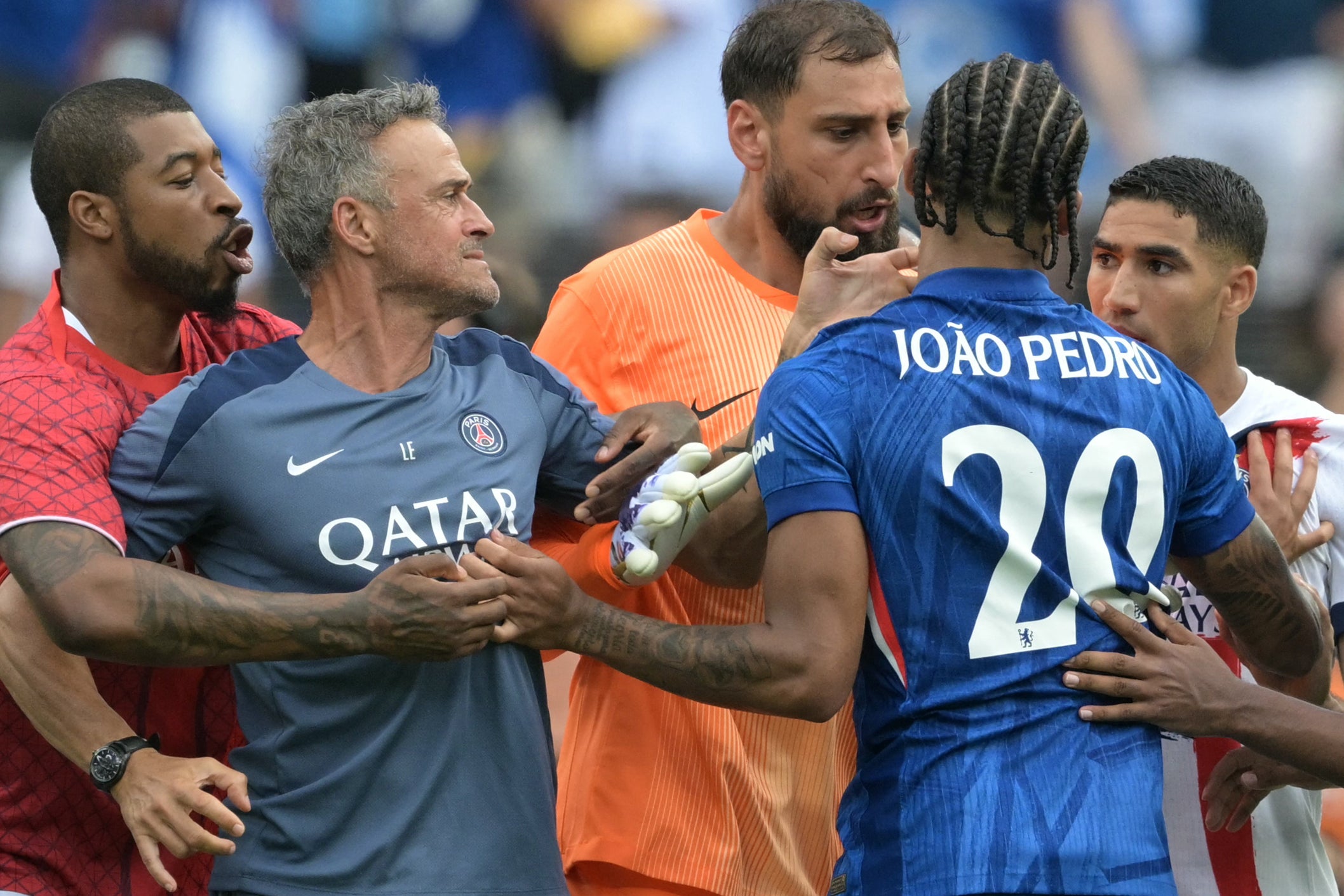 Luis Enrique hits out at Joao Pedro