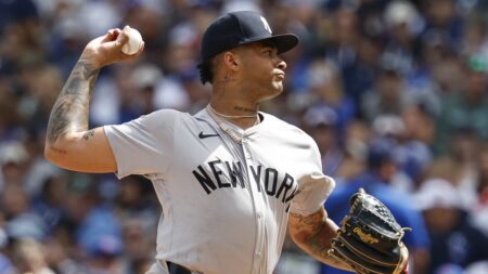 Yankees' Luis Gil impressive in first rehab start, strikes out six in 3.1 innings for Double-A