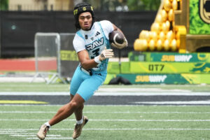 Watch: Receiver Brysen Wright makes spectacular, leaping one-handed catch for Jaguars Elite in NFL Flag Championships