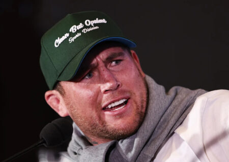 Darren Till, Luke Rockhold erupt over PEDs, ‘weird’ negotiations, more in fiery Misfits Boxing face-to-face