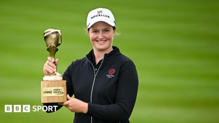 Lottie Woad: English amateur, 21, wins Women’s Irish Open by six shots
