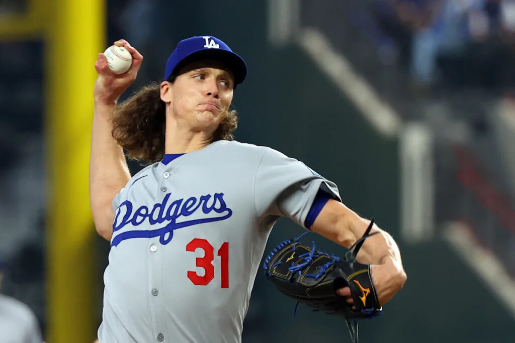 Dodgers announce pitcher Tyler Glasnow will start Wednesday, utilityman Enrique Hernández to 10-day IL