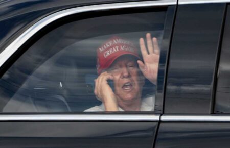 President Trump Ignores 'Warning' On Golf Course