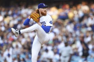 Dustin May has his best start of season as Dodgers sweep White Sox