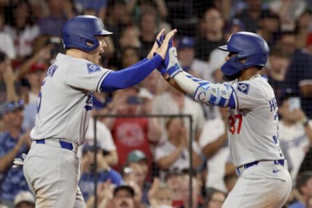 With trade deadline looming, Dodgers showcase revived offense in win over Boston