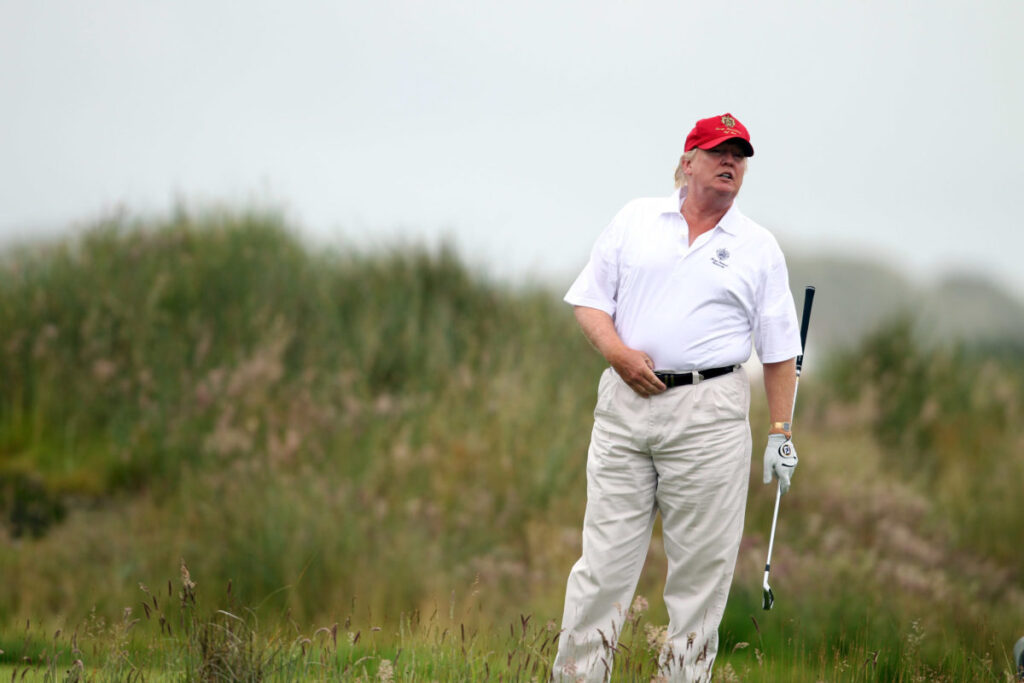 President Donald Trump Receives Golf 'Warning'