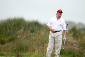 President Donald Trump Receives Golf 'Warning'