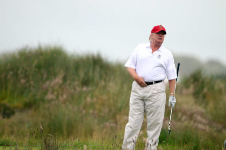 President Donald Trump Receives Golf 'Warning'