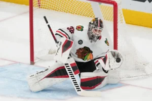 Former Blackhawks Goalie Is Now Secure With His New Hockey Home