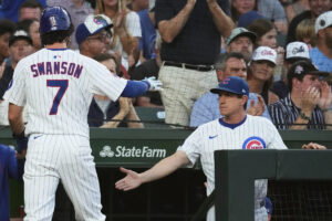 Chicago Cubs trying to stay focused on next game with trade deadline nearing and Brewers atop NL Central
