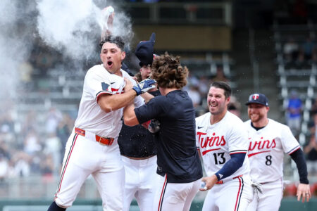 Twins beat Rays on walk-off bunt by Brooks Lee