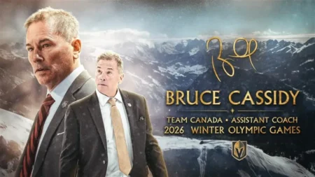 Golden Knights Head Coach Bruce Cassidy Is Olympic Bound