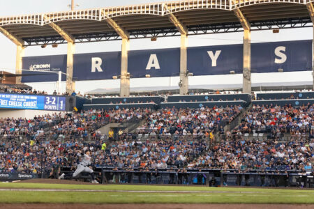 Tampa Bay Rays will play postseason home games at Steinbrenner Field if they make playoffs, Rob Manfred says