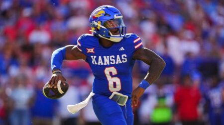 Back at Kansas for sixth year, a healthy Jalon Daniels eyes Jayhawks’ first Big 12 championship
