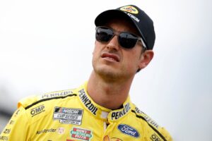 Joey Logano confronts ‘the Melon Man’ after Chicago smash-up