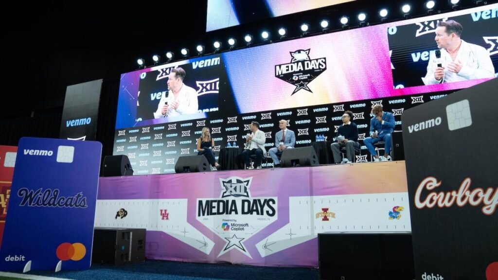 Big 12’s revenue-sharing distribution deal with PayPal includes expanded financial partnership
