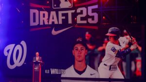 17-year-old Eli Willits, No. 1 overall pick in MLB Draft, signs with Nationals