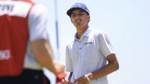 Bay Area’s Kailer Stone shares U.S. Junior lead; Charlie Woods fails to break 80