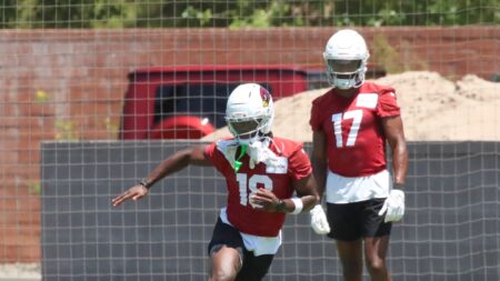 Marvin Harrison Jr. out of practice with knee soreness, Cardinals don’t think it’s serious