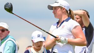 Lottie Woad closes in on LPGA card at Evian Championship