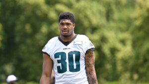 Jihaad Campbell taking time to be “best version of myself” in return from shoulder surgery