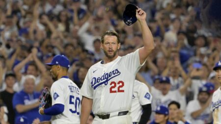A slider, a milestone, and a heartfelt thank you: Kershaw’s 3,000th strikeout