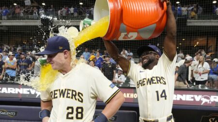 Andrew Vaughn emerges as one of league’s hottest hitters with Brewers after slumping with White Sox