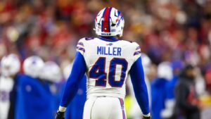 Free agent edge rusher Von Miller has three “very interested” teams