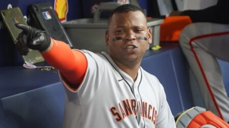 Rafael Devers makes his debut at first base for Giants after refusing to play position for Red Sox
