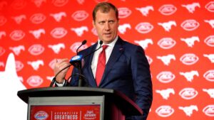 SMU’s Rhett Lashlee fires shot at SEC amid College Football Playoff expansion buzz