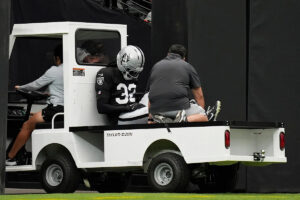 Raiders safety Lonnie Johnson Jr. reportedly suffers broken leg during scrimmage