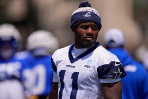 Cowboys have reportedly received no trade calls for Micah Parsons, who misses first practice Thursday with back tightness