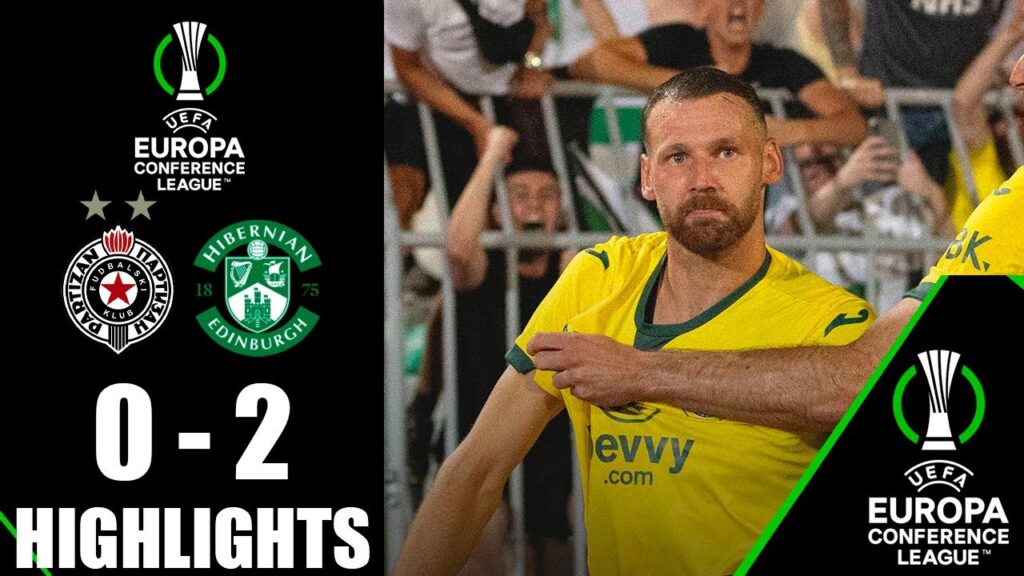 Partizan vs Hibernian 0-2 Highlights | Qualifiers UEFA Conference League 2025/26