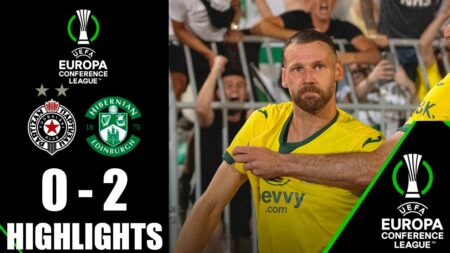 Partizan vs Hibernian 0-2 Highlights | Qualifiers UEFA Conference League 2025/26