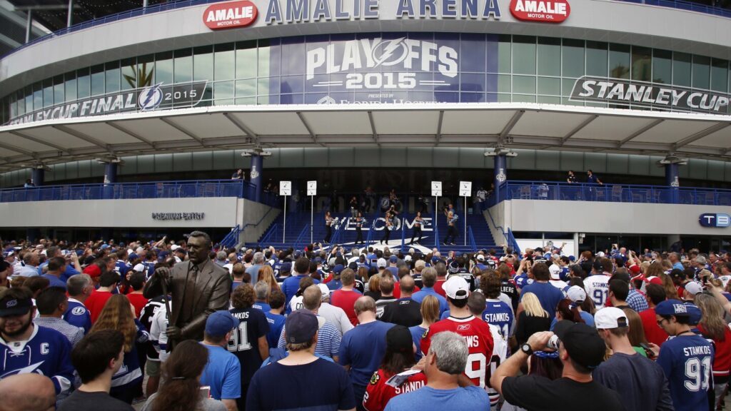 The home of the NHL’s Tampa Bay Lightning renamed Benchmark International Arena