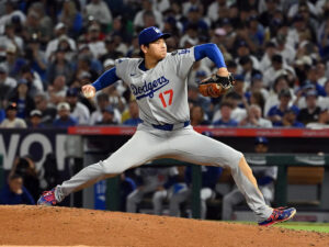 Shohei Ohtani makes his longest start yet, but he and Dodgers falter to fall into second place