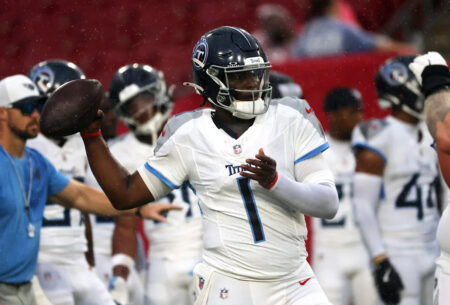 Titans rookie QB Cam Ward has a rough outing in 2nd preseason game