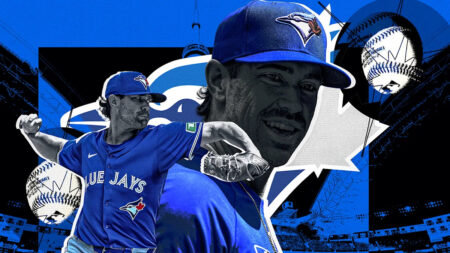 Shane Bieber, in a new uniform and finally back on the mound, is ready to make his mark on the Blue Jays