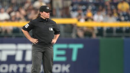 Jen Pawol, MLB’s first female umpire, back in big leagues working Pirates-Rockies series