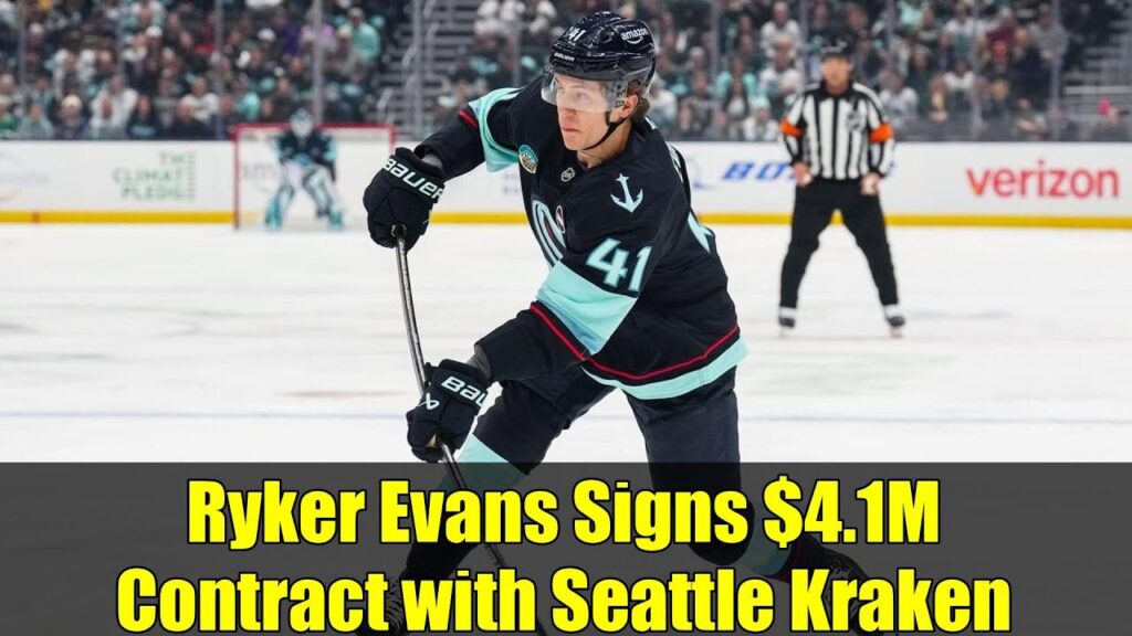Ryker Evans Signs .1M Contract with Seattle Kraken | NHL Defenseman News