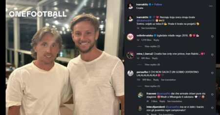 Rakitic issues apology after Modric post insults Juventus fans
