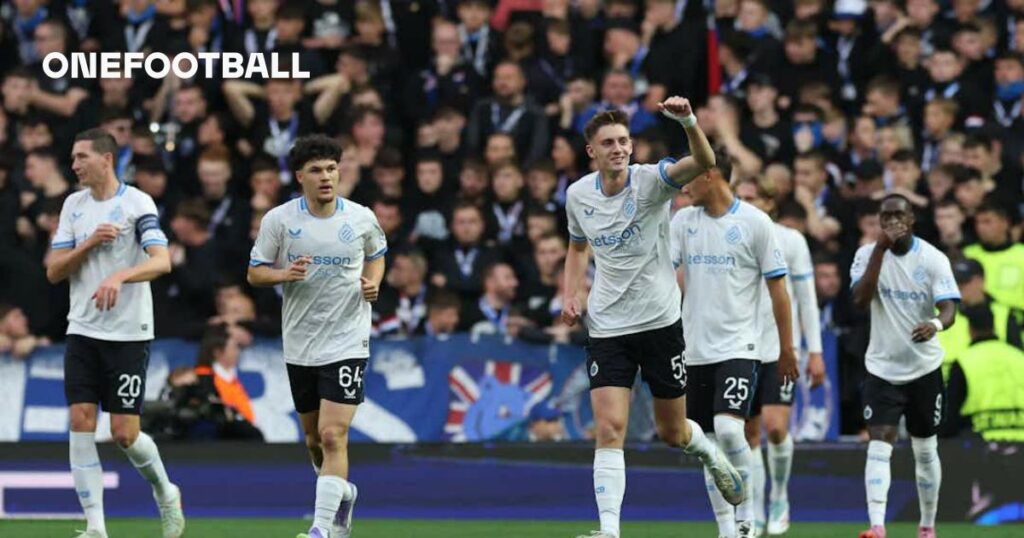 😲 Rangers make nightmare start in UCL play-off against Club Brugge