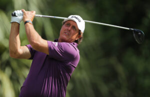 Phil Mickelson Amazes Golf Fans With Barefoot Shot
