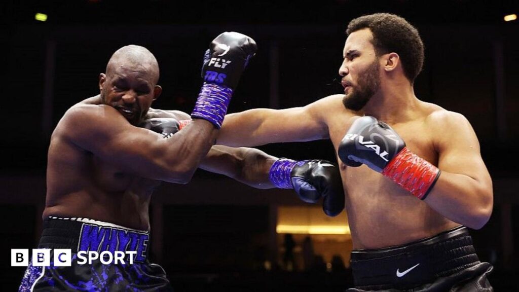 Moses Itauma vs Dillian Whyte: Rising star blows away British rival in one round