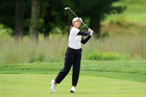 Chinese rookie Wang grabs LPGA lead at storm-hit TPC Boston