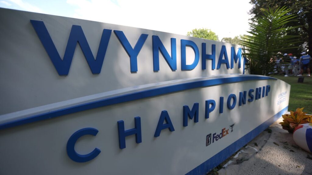 2025 Wyndham Championship leaderboard updates Saturday third round