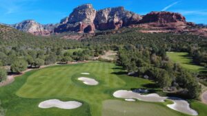 Seven Canyons Golf Club tarantula spotted on the golf course in Arizona