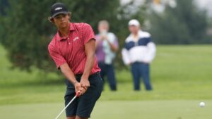 Charlie Woods tied for final qualifying spot on Junior Ryder Cup team