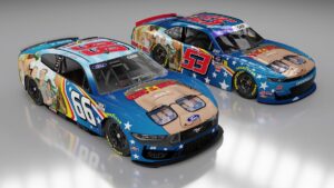 NASCAR driver debuts ‘King of the Hill’-themed cars for Newton races