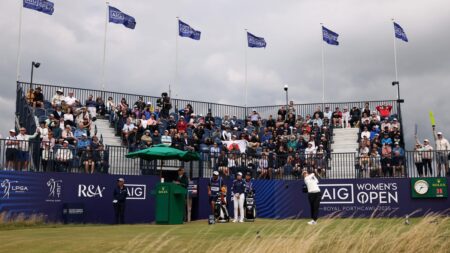 Women’s British Open leaderboard, final round tee times, updates
